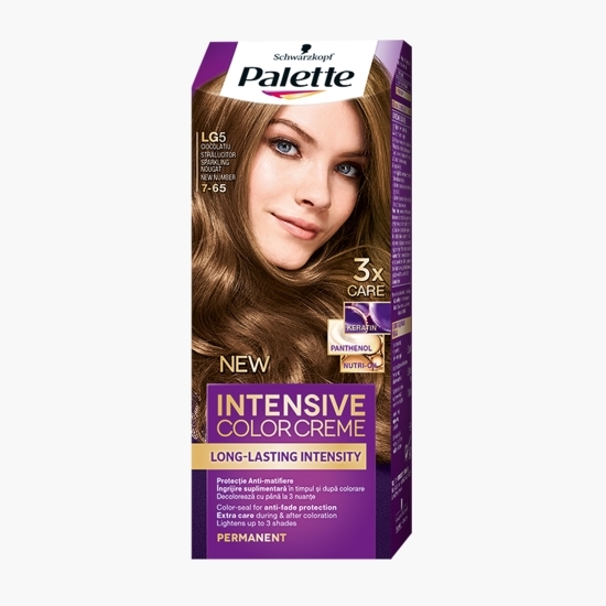 Vopsea de păr permanentă Intensive Color Cream LG5 ciocolatiu strălucitor 110ml