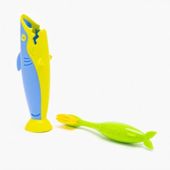 Periuță de dinți pentru copii Sharky, 2-8 ani 