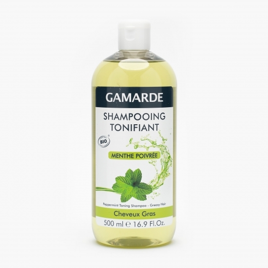 Șampon tonifiant păr gras, bio 500ml