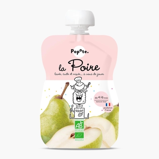Piure eco cu 100% pere, +4/6 luni, 120g