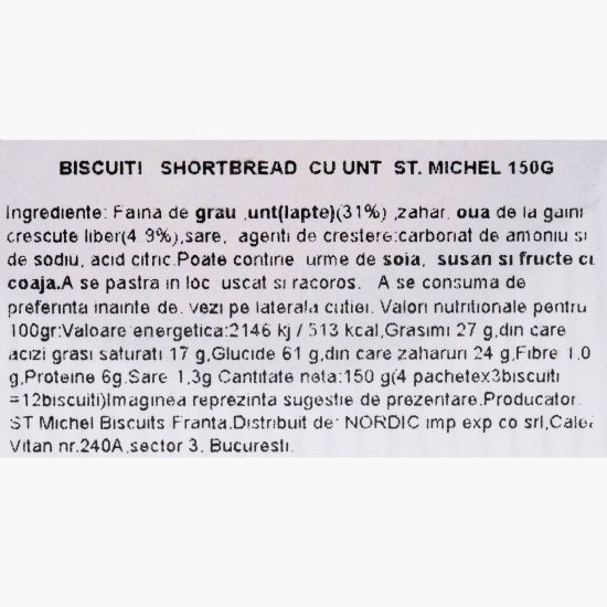 Biscuiți butter shortbread 150g