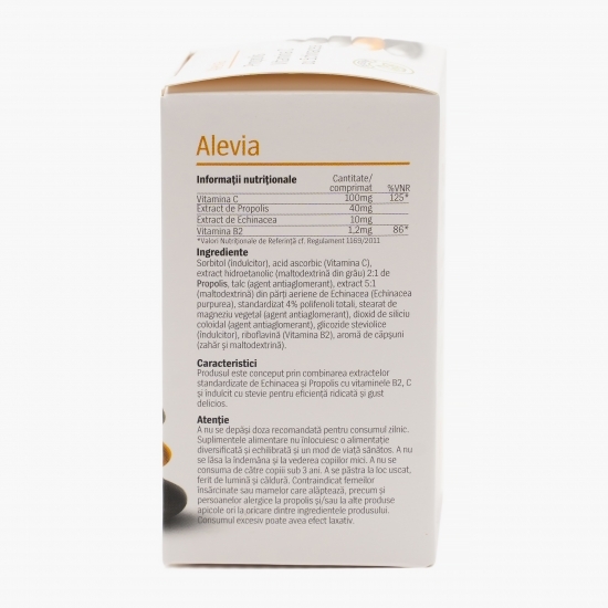 Propolis Vitamina C cu echinacea și stevie 40 comprimate masticabile