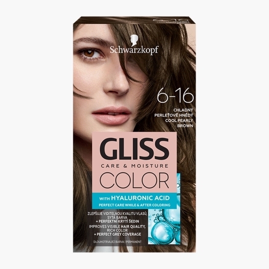 Vopsea de păr permanentă Color 6-16 șaten rece perlat 142.5ml