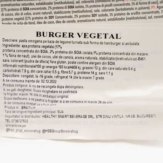 Burger vegetal 230g
