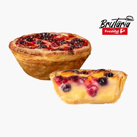 Pastel de nata cu fructe de pădure 2x60g