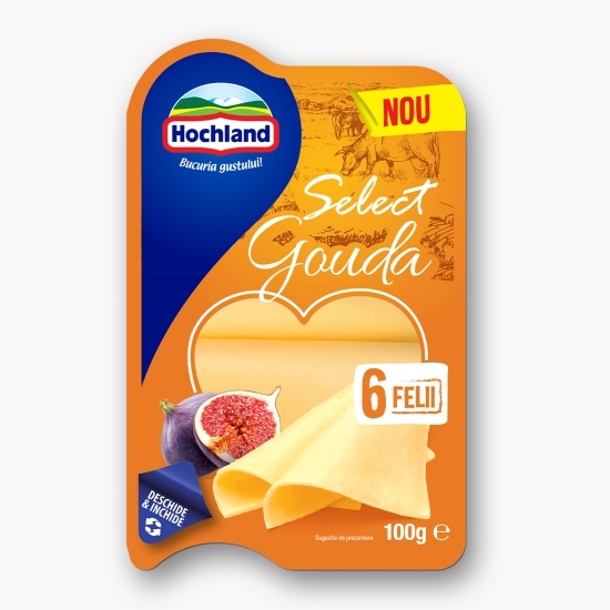 Felii de brânză Gouda Select 100g
