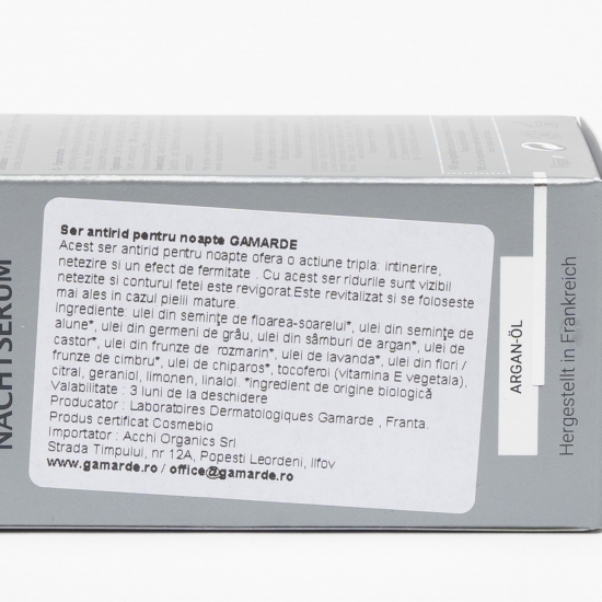 Ser antirid de noapte, bio 30ml