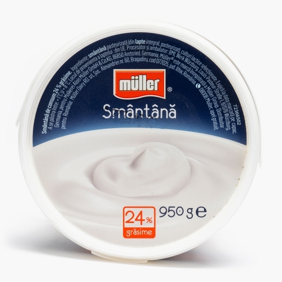 Smântână 24% grăsime 950g
