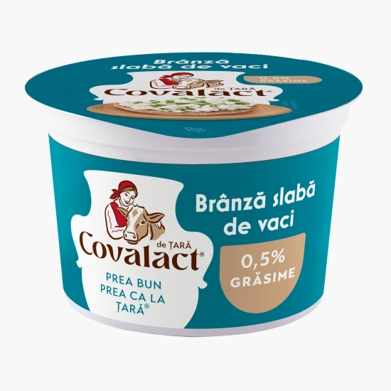 Brânză slabă de vacă 0.5% grăsime, 200g