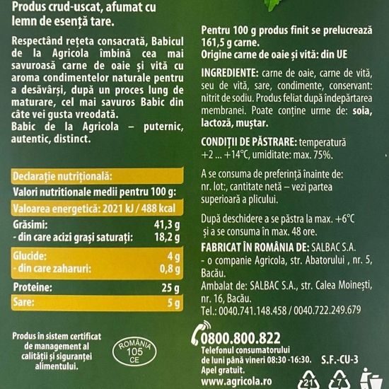 Babic feliat 100g