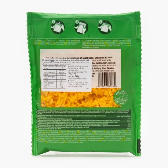 Brânză Irish Cheddar Red (roșu), rasă 150g