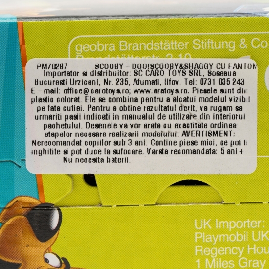 Scooby-Doo! Scooby&Shaggy cu fantomă 4+ ani