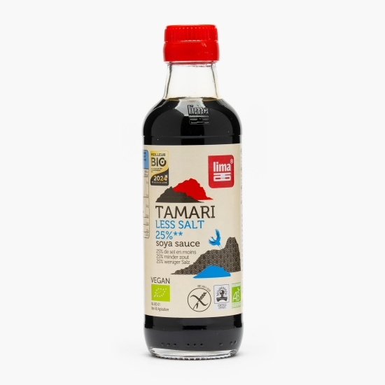 Sos de soia Tamari eco, cu conținut redus de sare 250ml