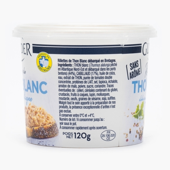 Rillettes de ton alb 120g