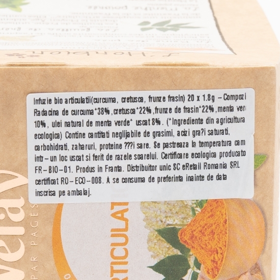 Infuzie eco articulații 20 plicuri x 1.8g