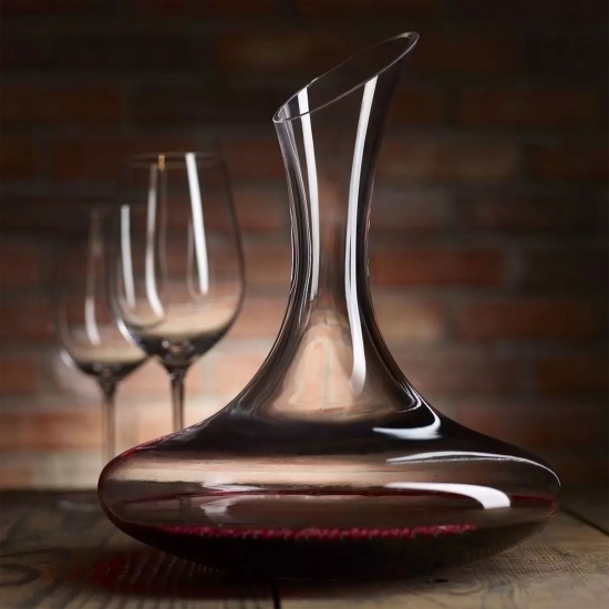 Decantor de vin din sticlă cristalină Vinoteca, 1.5l