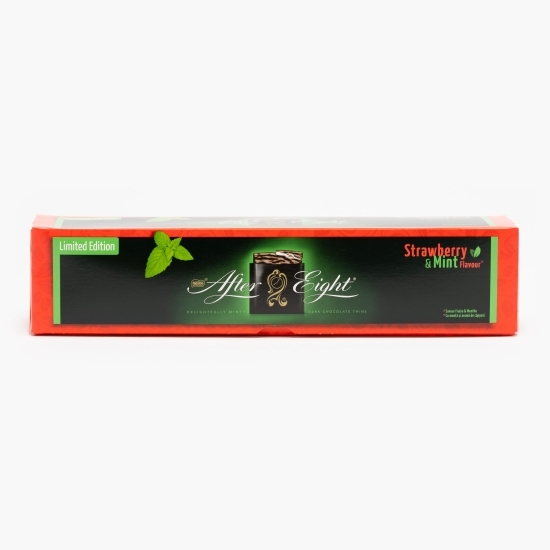 Praline cu mentă căpșuni și ciocolată neagră 200g