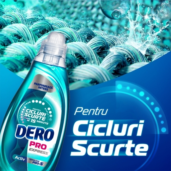 Detergent de rufe lichid Pro Express Activ, 37 spălări, 1.48l