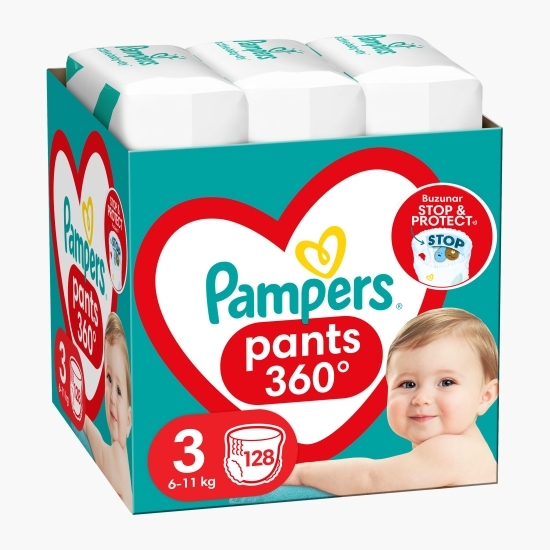 Scutece chiloțel Pants Mega Box mărimea 3, 6-11kg, 128 buc