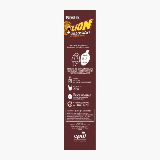 Cereale mic dejun Triple Crunchy cu caramel sărat 350g