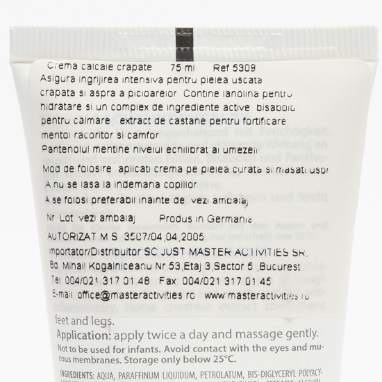 Cremă călcâie crăpate 75ml