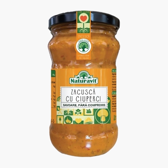 Zacuscă premium cu ciuperci 290g