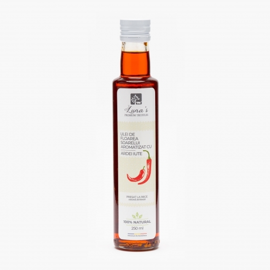 Ulei de floarea-soarelui aromatizat cu ardei iute 0.25l