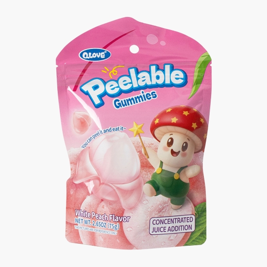 Jeleuri Peelable cu aromă de piersici albe 75g