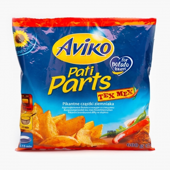 Cartofi în coajă condimentați Pati Parts 600g