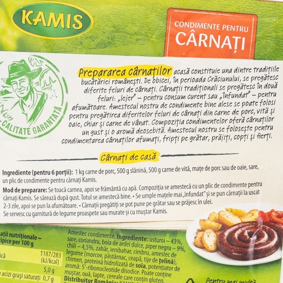 Condimente pentru cârnați 25g