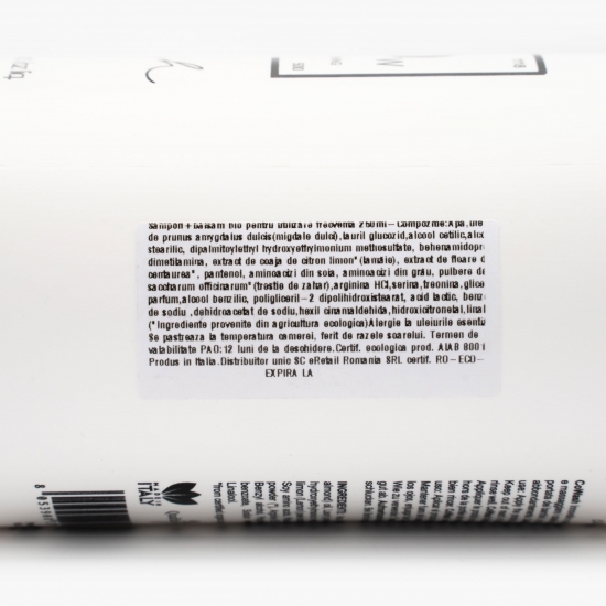 Șampon + balsam bio de păr pentru utilizare frecventă 0.5l