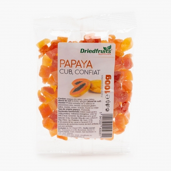 Papaya cub confiat 100g