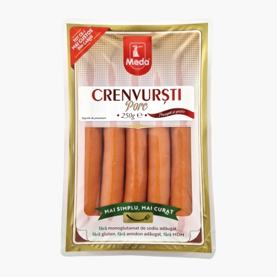 Crenvurști de porc 250g