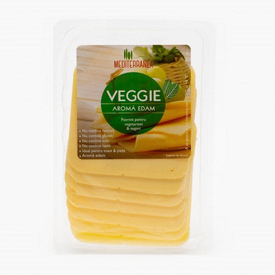 Specialitate vegană cu aromă Edam, feliată, Veggie 150g