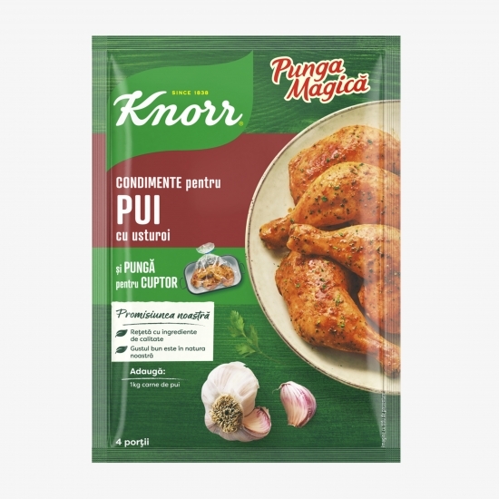 Condimente pui cu usturoi Punga Magică 28g