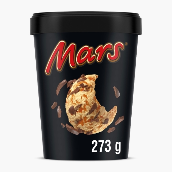 Înghețată cu caramel și sos cu aromă de ciocolată 450ml (273g)