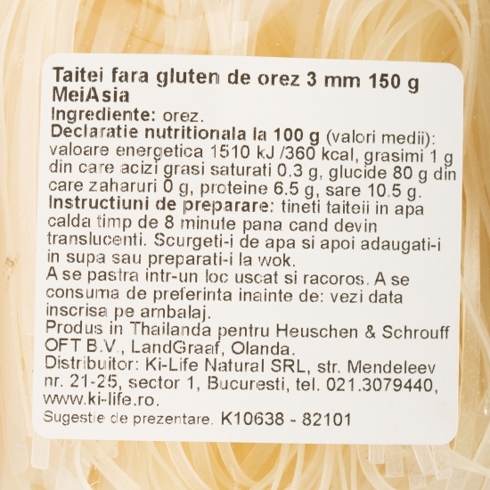 Tăiței Noodles de orez 3mm 150g