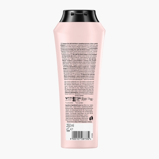 Șampon pentru păr deteriorat și vârfuri despicate Split Ends Miracle 250ml