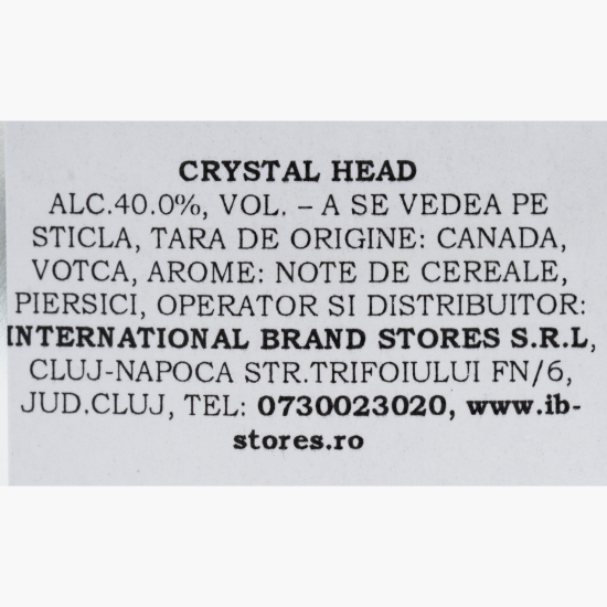 Vodcă 40% alc. 0.7l + 4 pahare
