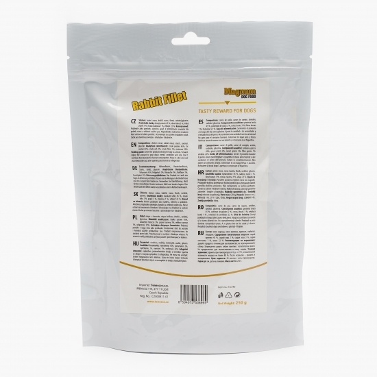 Recompense pentru câini, 250g, file de iepure