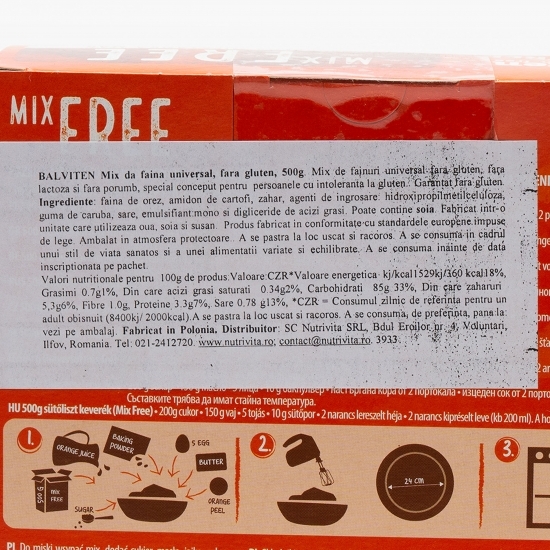 Mix de făină universală fără gluten 500g