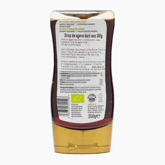Sirop de agave eco Dark 350g