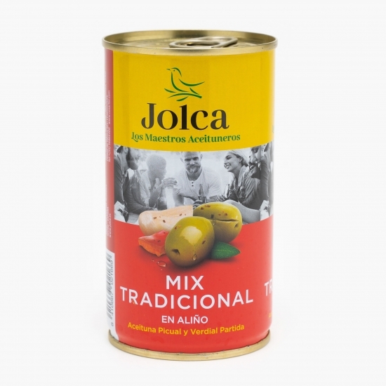 Măsline verzi întregi cu condimente tradiționale 350g