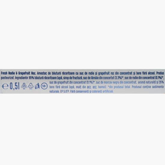 Bere blondă fără alcool rodie&grapefruit doză 4x0.5l