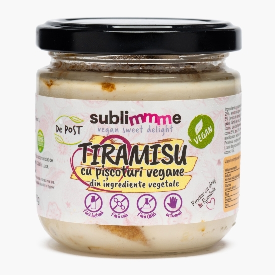 Tiramisu cu pișcoturi vegane 160g