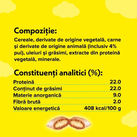 Recompense pentru pisici, 60g, cu pui gustos