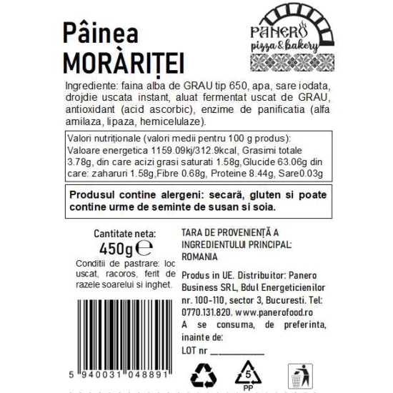 Pâinea morăriței, 450g