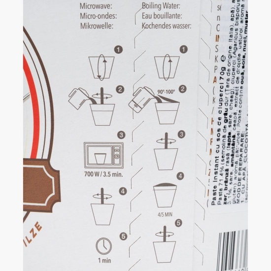 Fusilli cu ciuperci 70g