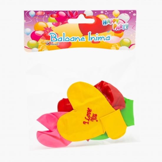 Baloane inimă 5 buc