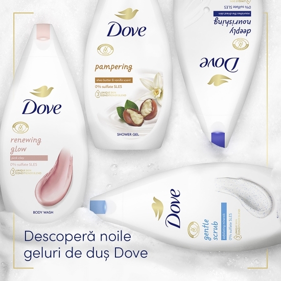 Gel de duș Renewing Glow cu argilă roz 450ml